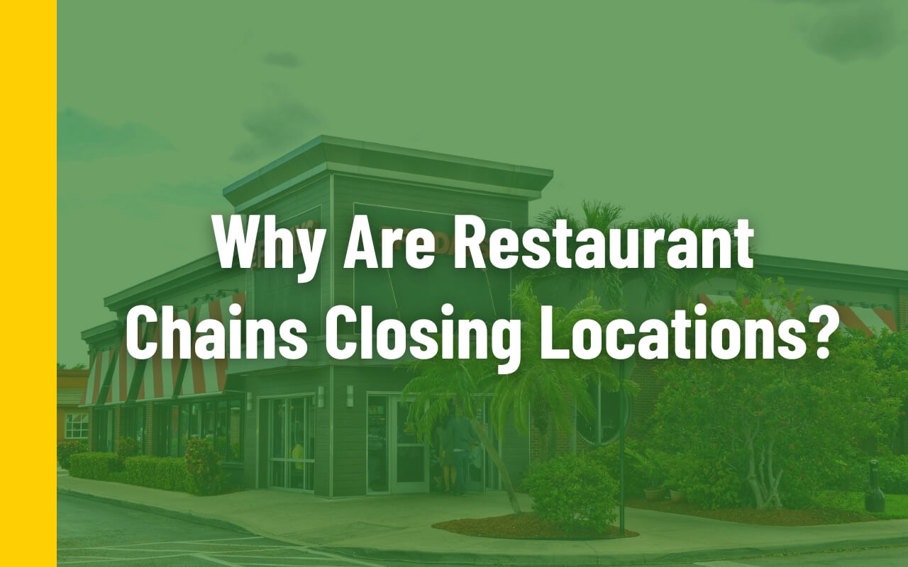 a chain restaurant location closing