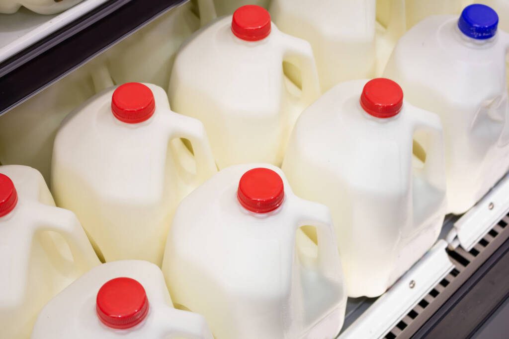 milk jugs that have a private label from a convenience store