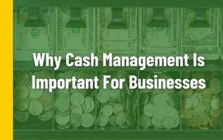 a cash register that will be transferred to a smart safe which is an important part of cash management