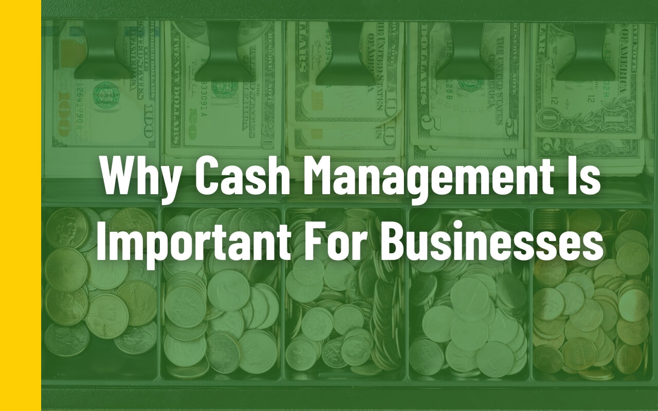 a cash register that will be transferred to a smart safe which is an important part of cash management